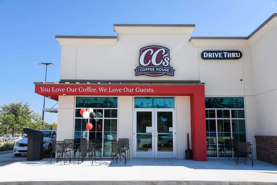 CC's Coffee storefront in Broussard