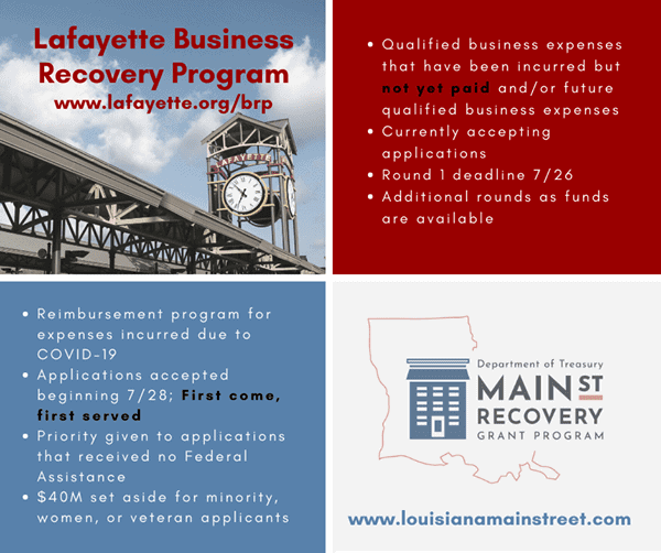 Lafayette Business Recovery Program