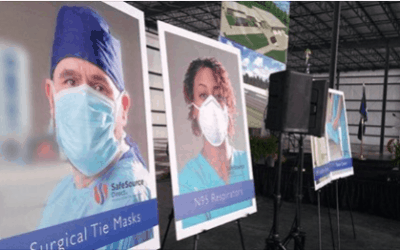 Gov. Edwards, SafeSource Direct And Ochsner Health Announce PPE Production Facilities In Broussard