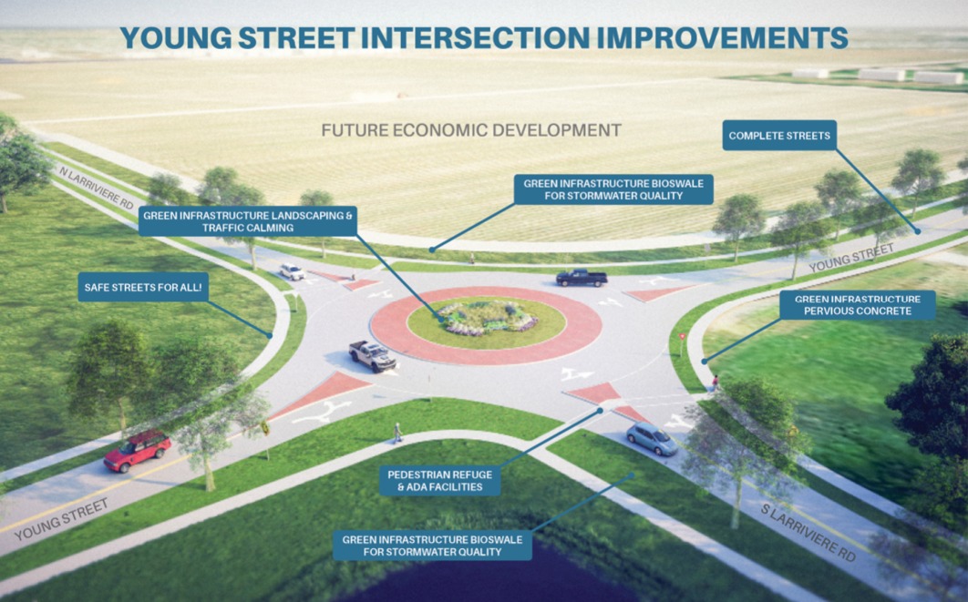 Broussard and Youngsville Partner on New Roundabout Project to Improve Traffic Flow
