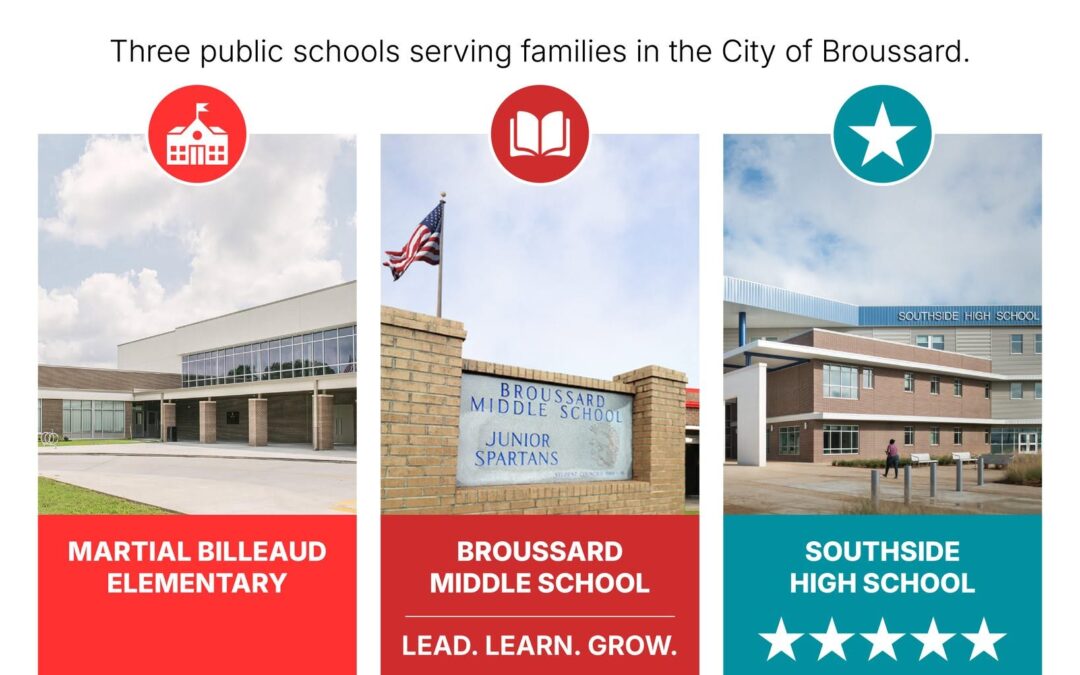 Great Schools, Great Community, Great Reasons to Call Broussard Home!